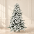 Snow-Flocked Christmas Tree 180 cm – Luxury Artificial 6ft Winter Pine | Veloura Seasons™
