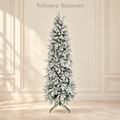 Snow-Flocked Christmas Tree 210 cm – Luxury Artificial 7ft Xmas Tree | Veloura Seasons™
