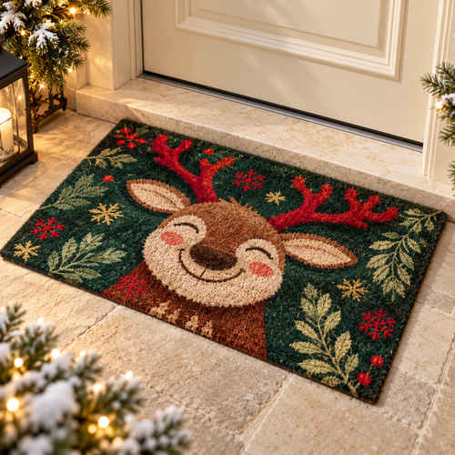 Christmas Doormat Festive Design 40x60 cm | Veloura Seasons™