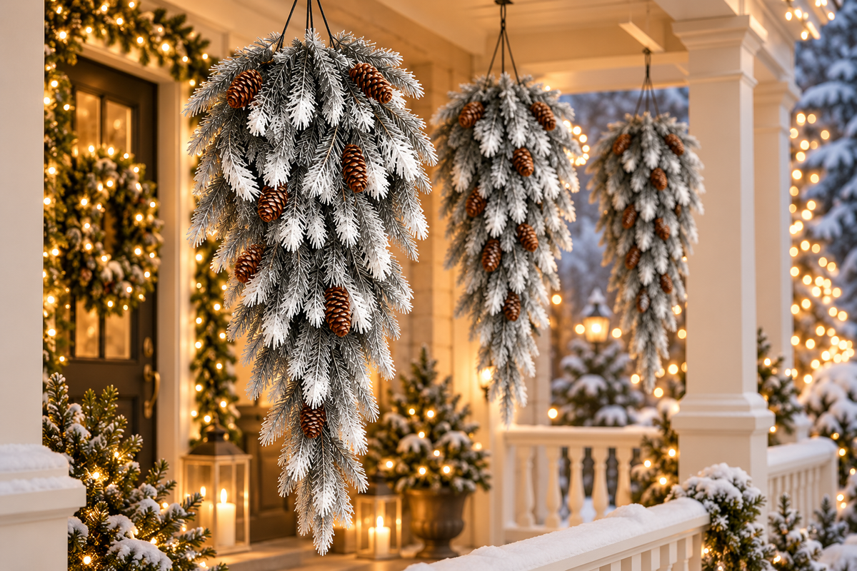 ✨ Winter Glow Window Garland