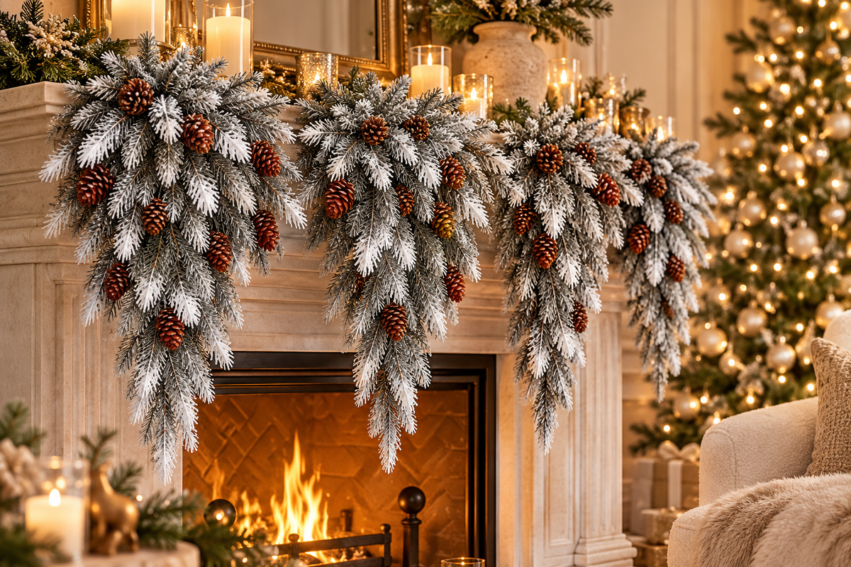 ✨ Winter Glow Window Garland