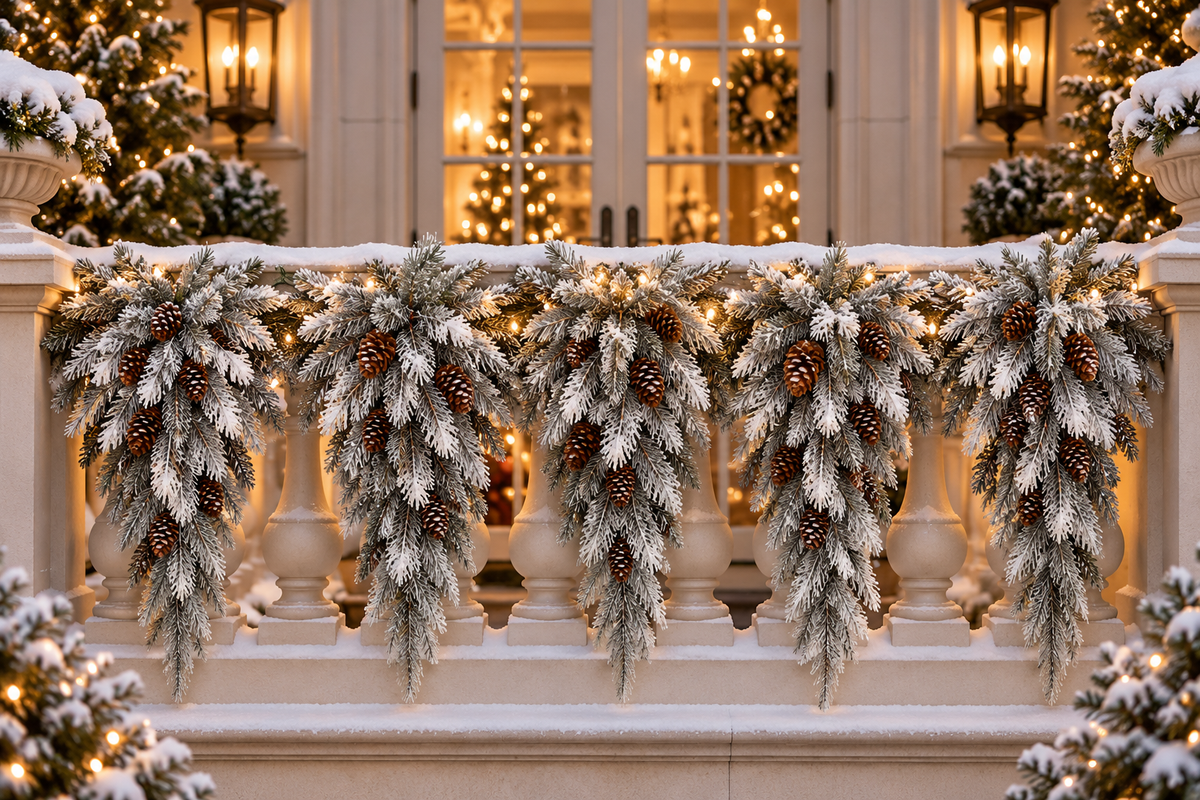 ✨ Winter Glow Window Garland