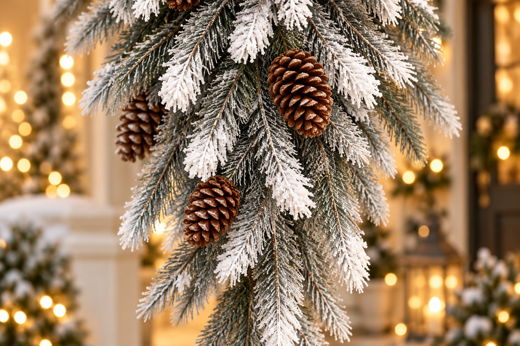 ✨ Winter Glow Window Garland
