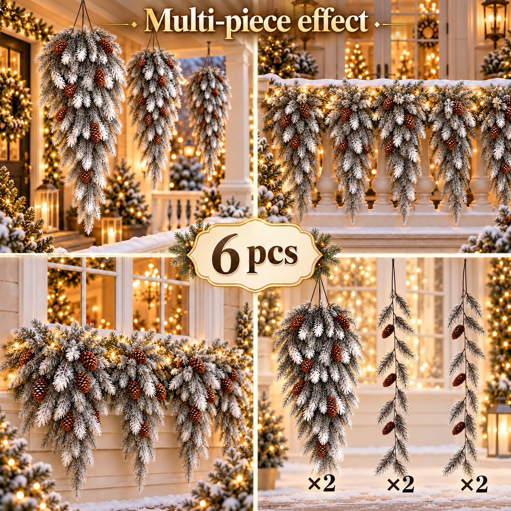 ✨ Winter Glow Window Garland