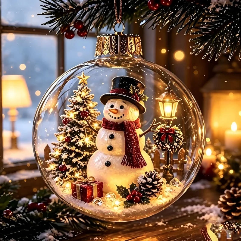 Christmas Tree Ornaments – Angel, Santa & Snowman Pendants | Veloura Seasons™