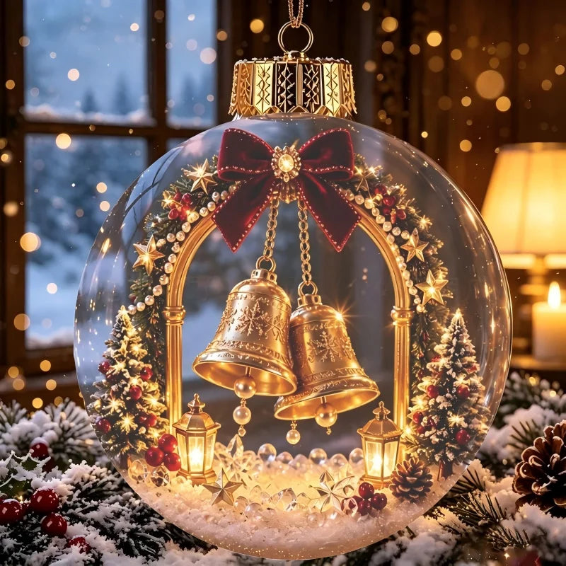 Kerstboomversieringen – Engel, Kerstman & Sneeuwpop Hangers | Veloura Seasons™