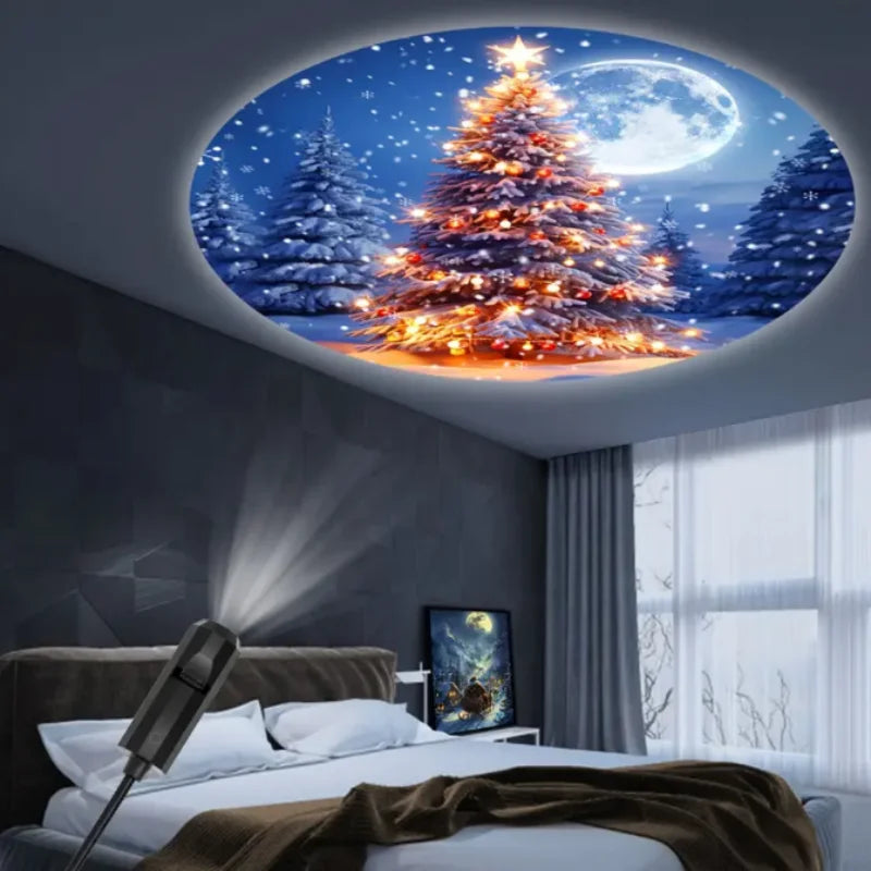 Christmas LED Projector Light – 10 Adjustable Patterns | Veloura Seasons™