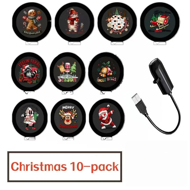 Kerst LED Projectorlamp – 10 Instelbare Patronen | Veloura Seasons™