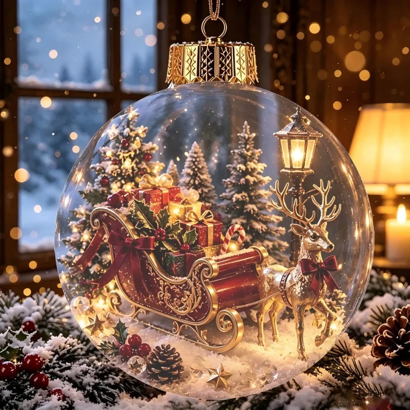 Kerstboomversieringen – Engel, Kerstman & Sneeuwpop Hangers | Veloura Seasons™
