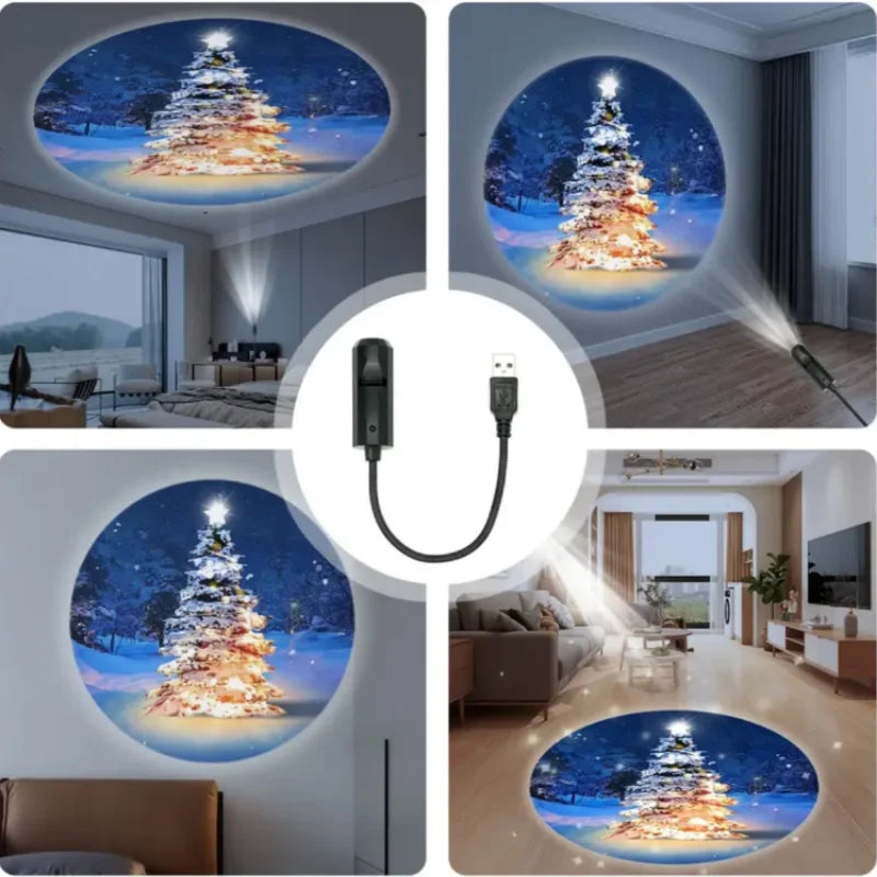 Christmas LED Projector Light – 10 Adjustable Patterns | Veloura Seasons™